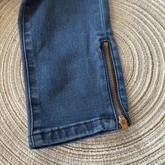 Massimo Dutti Women's Skinny‎ Jeans Size 26 Blue Mid-Rise Stretch Side Zipper - Picture 9 of 9